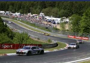 Audi R8 LMS GT4 #18 (Audi Sport Team Phoenix), Christian Abt/Rahel Frey/Patrick Huisman/Peter Terting