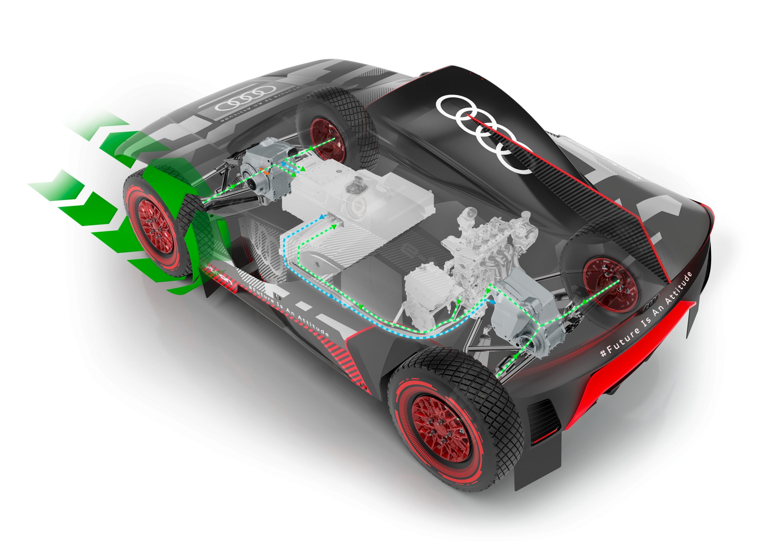 Audi RS Q e-tron, high-voltage battery and charging process