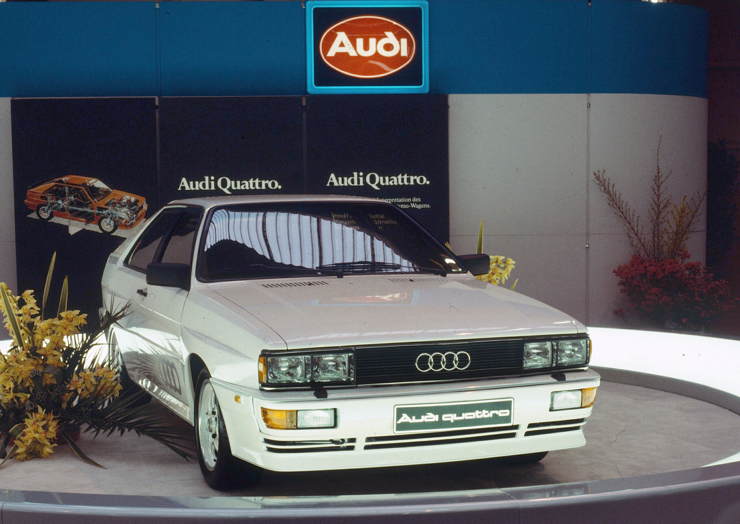 The 75th Geneva Motor Show was where Audi presented the original quattro for the first time on March 3, 1980. Internally, it had the designation model 85.